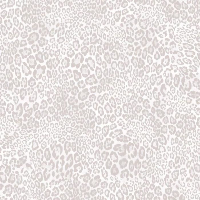 Léopard Imprimé Animal Paillettes Papier Peint Arthouse texturé gris taches
