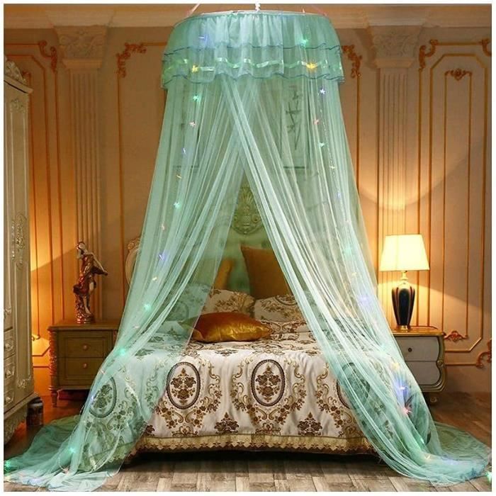 Filet Anti-moustiques Moustiquaire Bébé Nicoone Dôme - 160x450 Cm - Polyester Dentelle - Protection Insectes Lit Bébé - Respirable Filet Dentelle Berceau