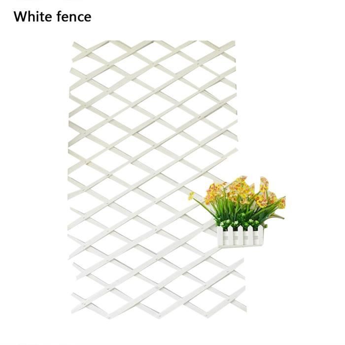 Treillis Artificiel Extensible Saule & Lavande – 1x2 M – Décoration Jardin Intimité Naturelle
