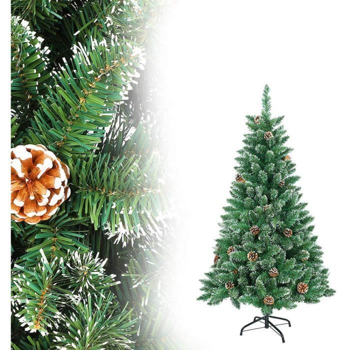 Sapin de Noël artificiel en pin PVC[1142] Cdiscount Maison