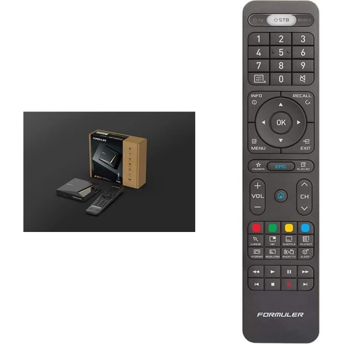 FORMULER Ersatz Fernbedienung Für Formuler IPTV Z8 / Z7+ / Zx / Z Prime Sat Receiver S017k0cs