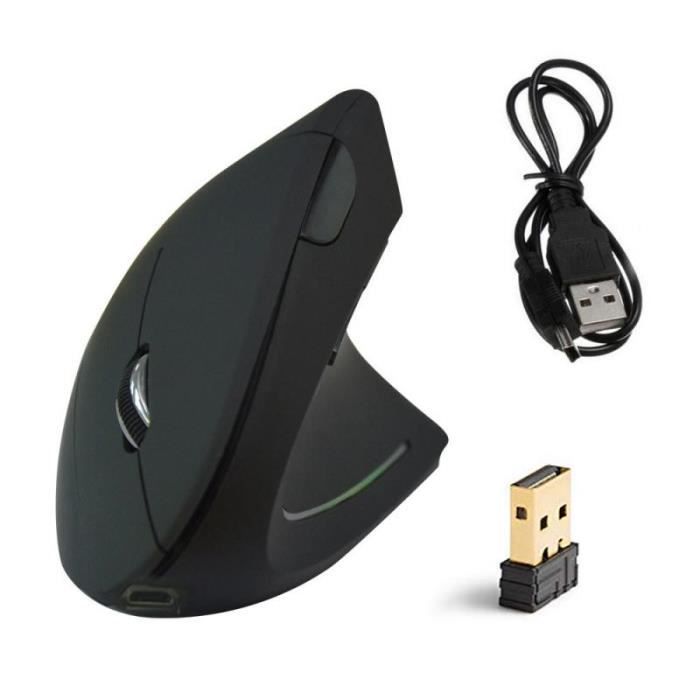 Souris Ergonomique sans Fil pour gaucher - 3 en 1(2,4 G USB + Bluetooth +  Bluetooth) - Rechargeable, Silencieuse - Souris pour PC - Cdiscount  Informatique