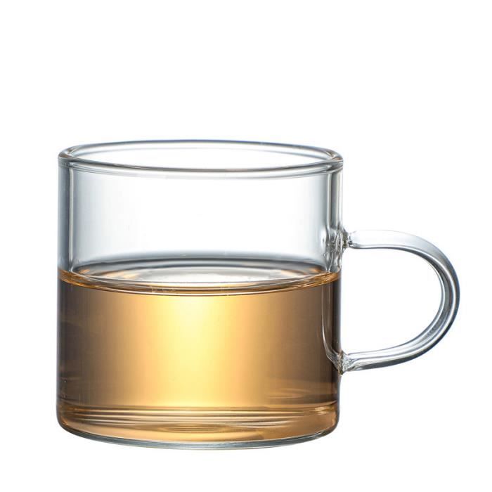 Tisanière En Verre Borosilicate WD Lifestyle 450 Ml - Avec Filtre Et Bouchon, Micro-ondes Et Lave-Vaisselle Safe