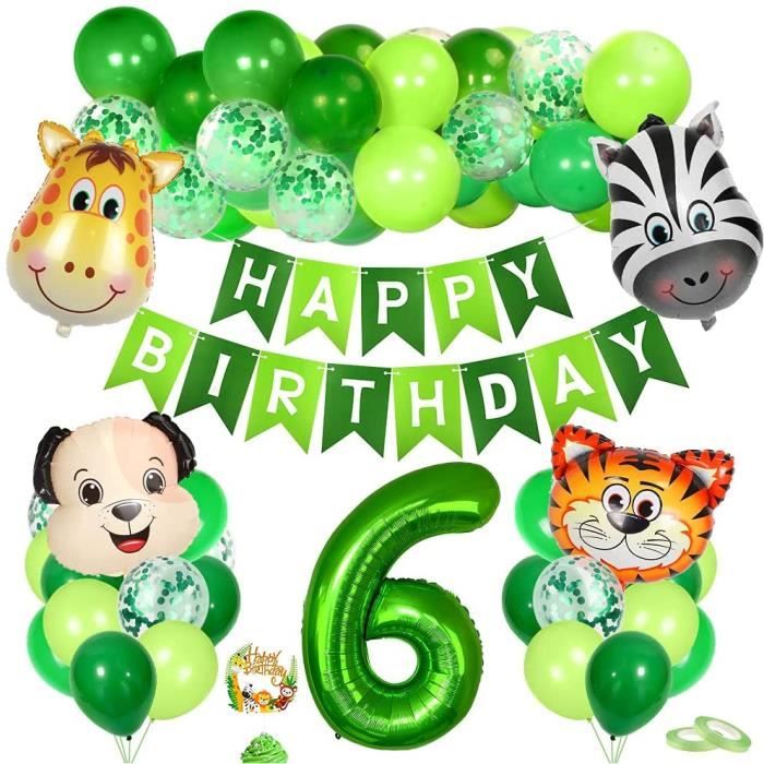 Bluelves Anniversaire Jungle 6 Ballon Anniversaire 6 An Garcon Dcorations Anniversaire Garcon 6 Ans 6er Jungle Anniversaire B 342 Cdiscount Maison Bluelves Anniversaire Jungle 6 Ballon Anniversaire 6 An Garcon Dcorations Anniversaire Garcon 6 Ans 6er Jungle Anniversaire B 342 Cdiscount Maison