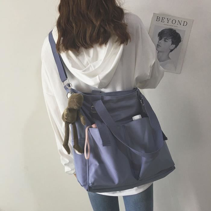 Sac bandouli re Grand sac bandouli re tanche en toile pour