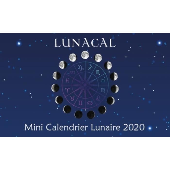 Calendrier Lunaire 2023 Michel Gros Lunacal, Mini Calendrier Lunaire. Edition 2020 - Cdiscount Beaux-Arts Et  Loisirs Créatifs