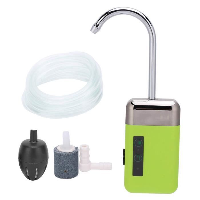 Robinet De Pêche 3 En 1 – Pompe à Oxygène, Induction, Filtre, Batterie 2000mAh, Pour Appâts Vivants