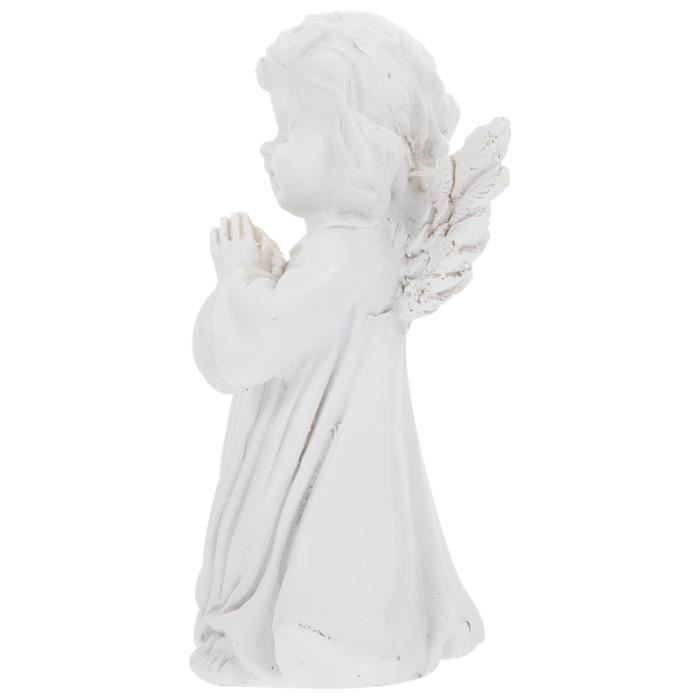 Statuette Ange En Résine – Chérubin Endormi 5,5 X 6 Cm, Décoration Maison Jardin, Baptême, Mariage, Cadeau