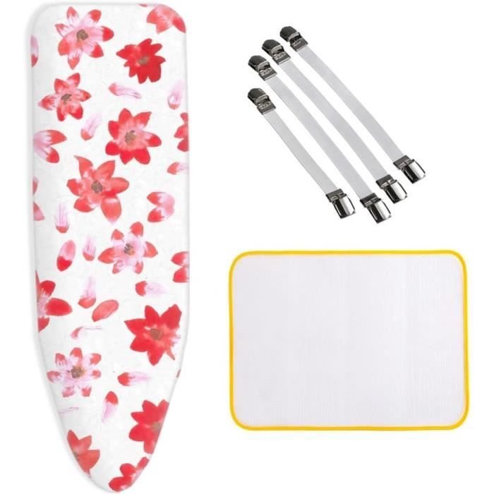 Housse De Protection Pour Table à Repasser - 31x90 Cm, 100% Coton, Résistante Aux Taches