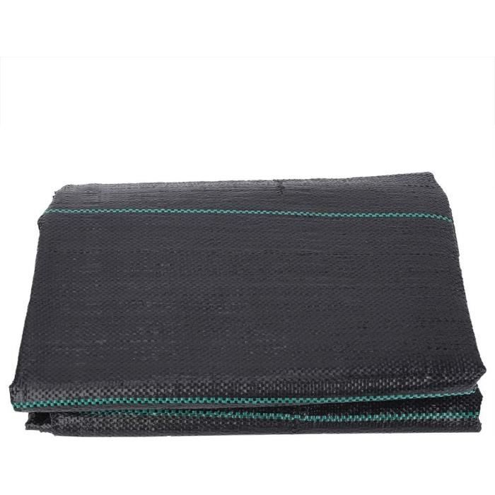 HaGa® Toile Anti-Mauvaises Herbes 150 G/m² – 1,6 X 10 M, Résistante UV, Professionnelle Pour Jardin & Massifs
