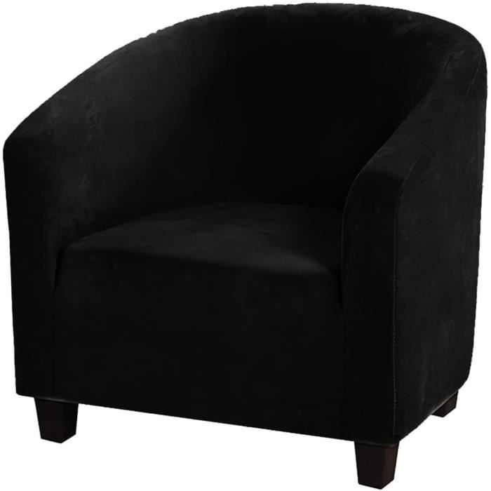 Housse De Chaise Angle Restoration Hardware Cloud Slope Luxe - Velours Noir - Uniquement Housse
