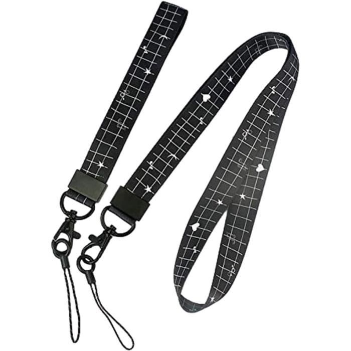 Hemobllo Courroie De Téléphone Portable - Téléphone Cellulaire Courroie de Cou Long Lanières de Perles de Palissandre Collier Bracelet pour Porte-Badge Porte-Noms Caméra Hemobllo Courroie De Téléphone Portable - Téléphone Cellulaire Courroie de Cou Long Lanières de Perles de Palissandre Collier Bracelet pour Porte-Badge Porte-Noms Caméra