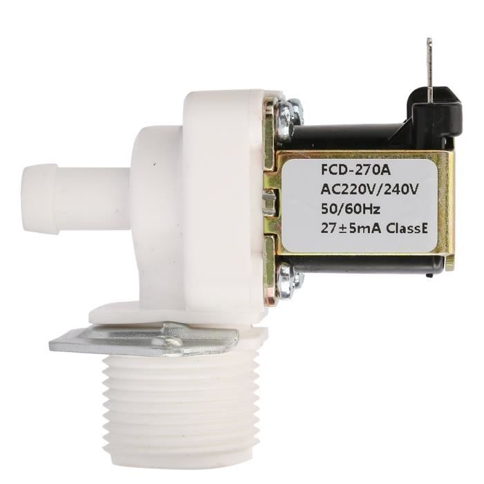Électrovanne 3 Voies 220V AC - Akozon Pour Eau, Entrée G3/4, Normalement Fermée