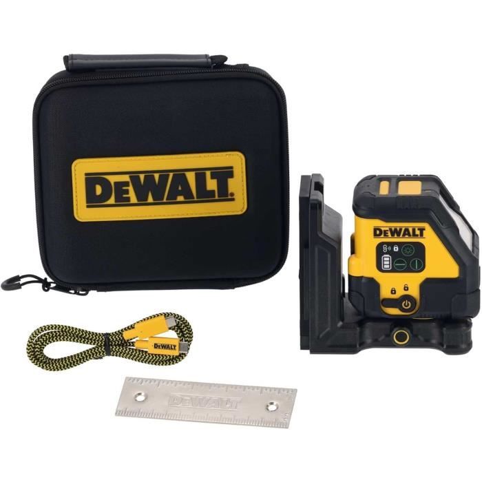 Laser Multiligne DEWALT DCLE14201GB XJ Faisceau Rechargeable USB Portée 30 - vue 1