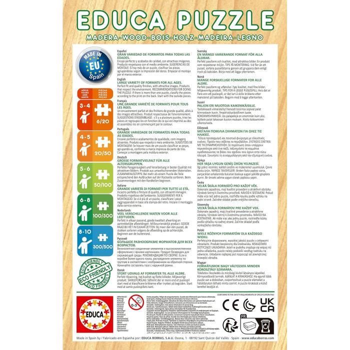 Educa - Disney Princess | Ensemble de 2 Puzzles en Bois avec 50 ...