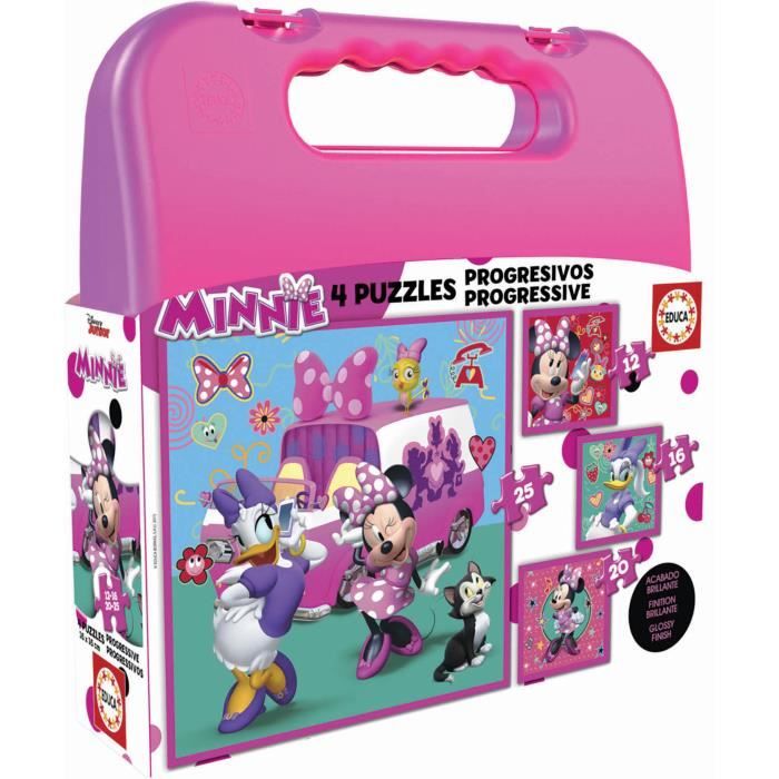 2 PUZZLES DE 20 PIECES - MINNIE