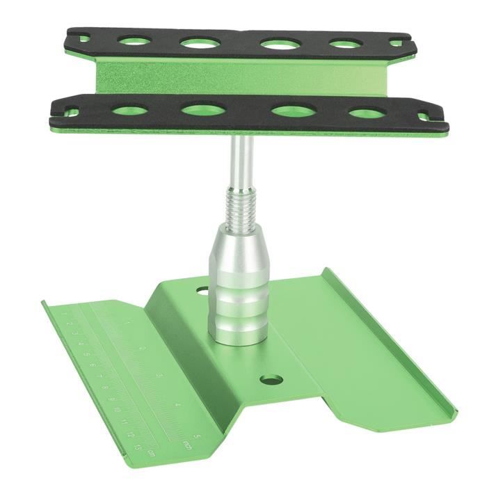 Station De Réparation/plateforme De Travail Pour Voiture RC 1/10 1/8 - Support Réglable En Hauteur En Alliage Aluminium - Pour SCX10, D90, Véhicules D'escalade