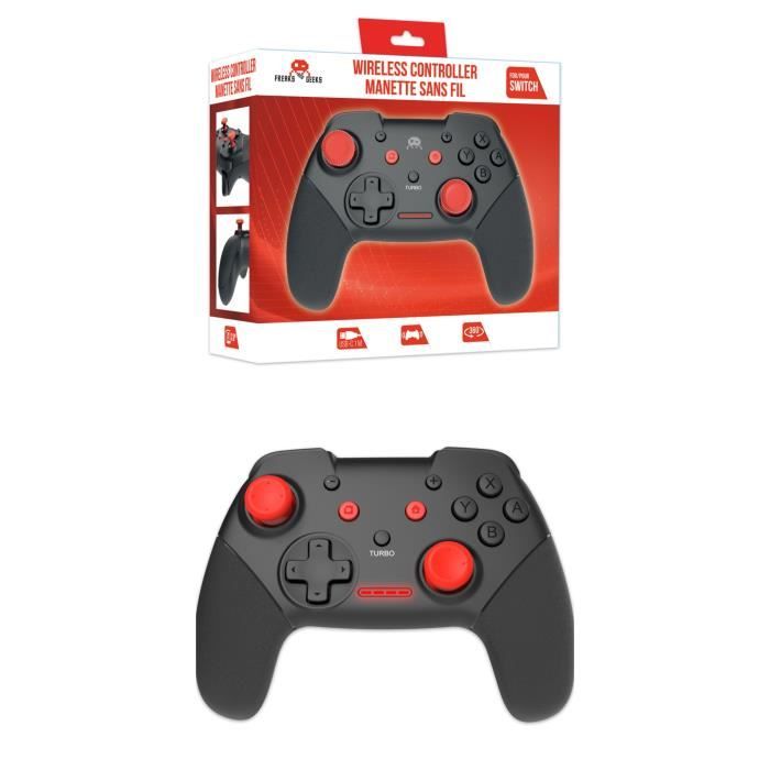 Manette Switch Sans Fil ECHTPower LED - Compatible PC/Android/iOS Avec Turbo Et Macro