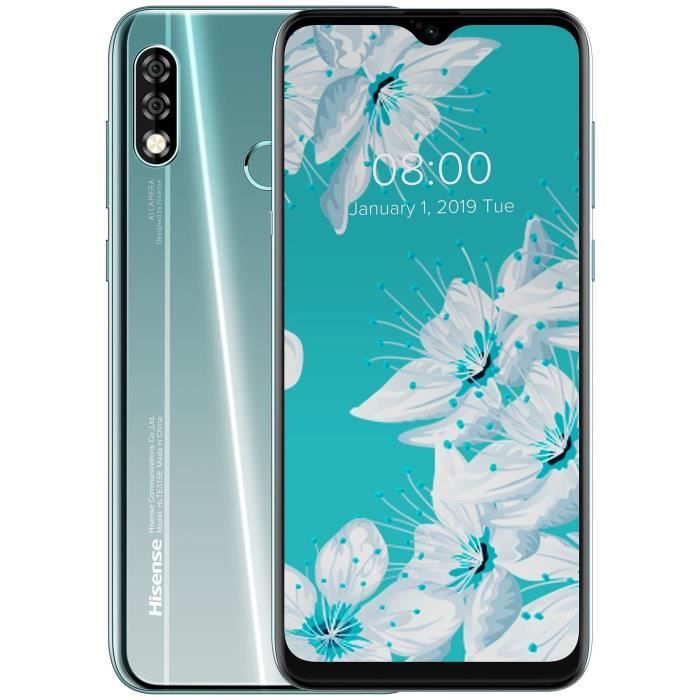 Vente Téléphone portable HISENSE INFINITY H30 Vert givré 64 Go pas cher Vente Téléphone portable HISENSE INFINITY H30 Vert givré 64 Go pas cher