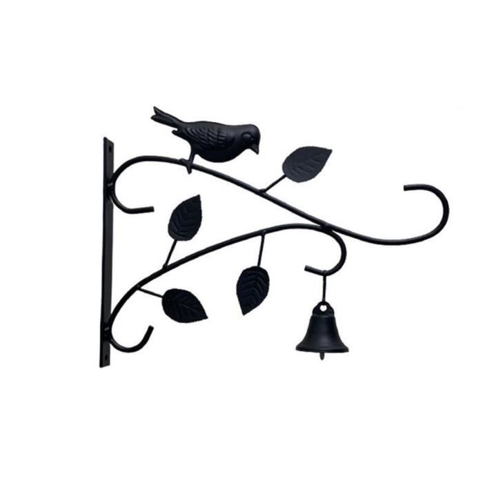 Accroche Pot Fleurs Mural Crochet Murale Plante En Bois - Support Suspension L | Pour Pots De Fleurs, Lanternes, Décoration Crochet L Plantes Design