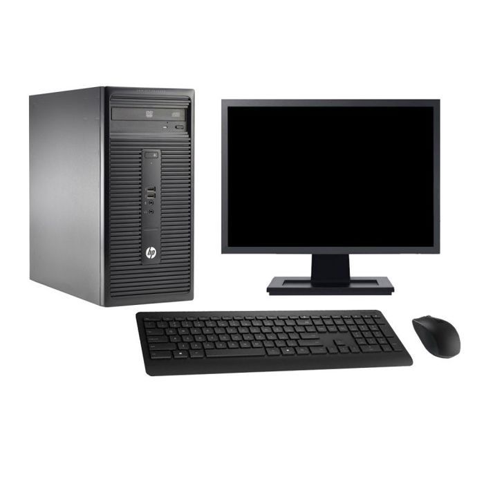 PC Tour HP 280 G1 Ecran 22 Intel i3-4130 RAM 16Go Disque 500Go Windows 10 Wifi - Hewlett packard