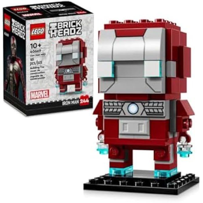 Figurine à construire - LEGO - BrickHeadz Iron Man MK5 - 101 pièces - 8 cm - Mixte 10 ans et plus