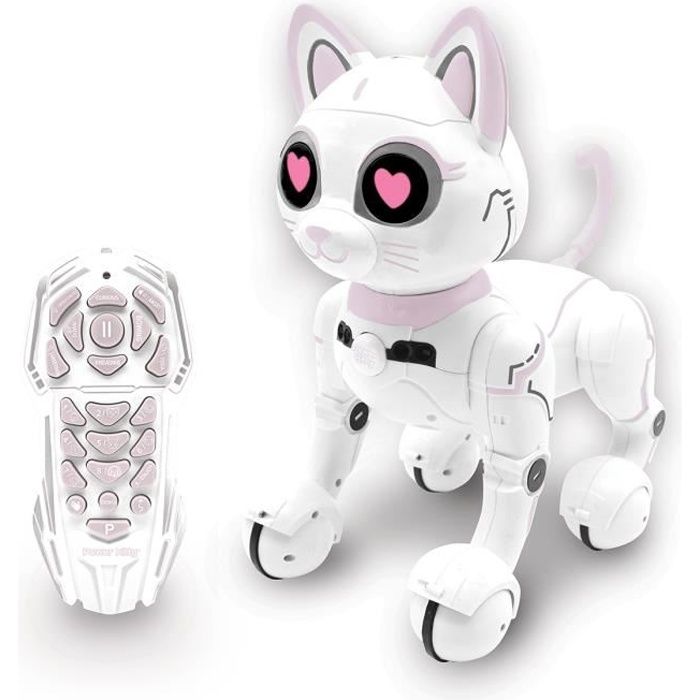 Robot chat Power Kitty - LEXIBOOK - Programmable, tactile, avec