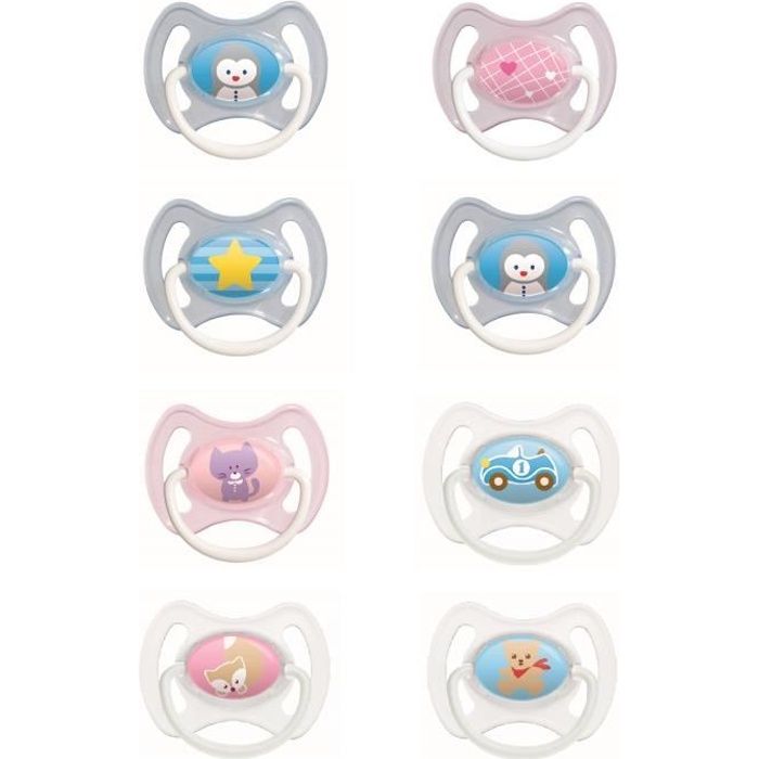 Tommee Tippee Lot de 4 tétines en silicone ultra légères pour bébé fille de  0 à 6 mois Rose : : Bébé et Puériculture