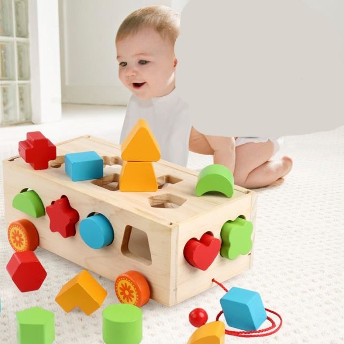 1pcs Jeu De Formes A Trier Pour Bebe Tri De Formes Cdiscount Jeux Jouets
