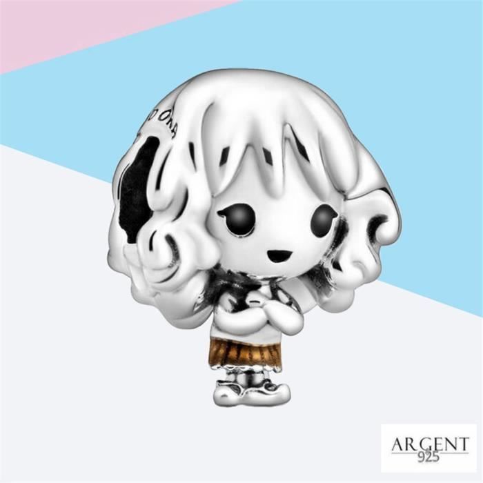 Médaillon Hermione En Argent 925 Harry Potter - Bijou Last Level NOB7900, Chaîne 46cm
