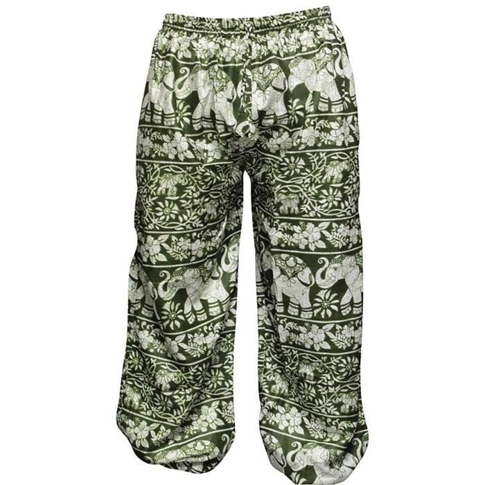 shopoholic fashion OM imprimé coupe ample Pantalon sarouel SUPER CONFORT Pantalon de yoga hippie