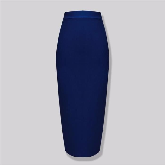 Jupe online crayon bleu