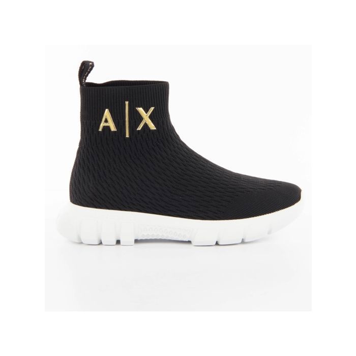 Basket Armani Exchange Femme XL Extralight Noir Synthétique Basket Armani Exchange Femme XL Extralight Noir Synthétique