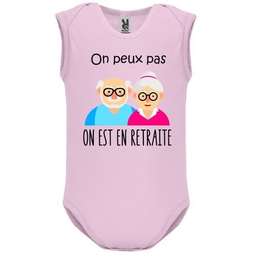 Body Bébé Manches Courtes "J'peux Pas J'ai GR 20" - 100% Coton, Imprimé En France - Taille Selon âge, Thème Randonnée Montagne - 8