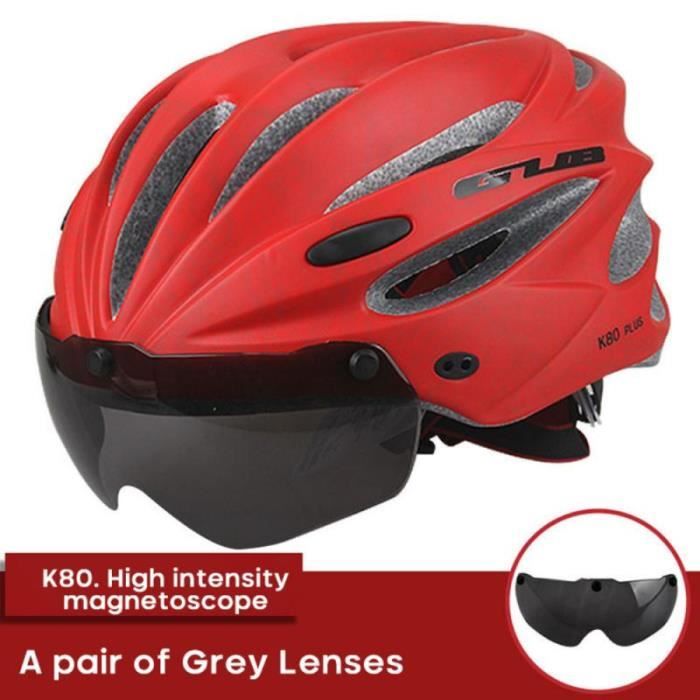 Acheter Queshark Casque de cyclisme avec bord épais amovible pour VTT