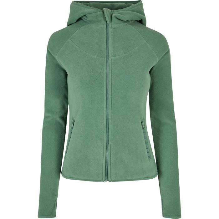 Sweat Zippé Intégral Femme Boden Vert à Pois, Taille S, Avec Poches