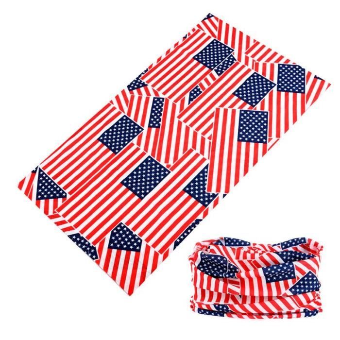 Guêtre Polaire SACO Frost Tech - Motif étoiles & Rayures Patriotique - Neuf Avec étiquettes