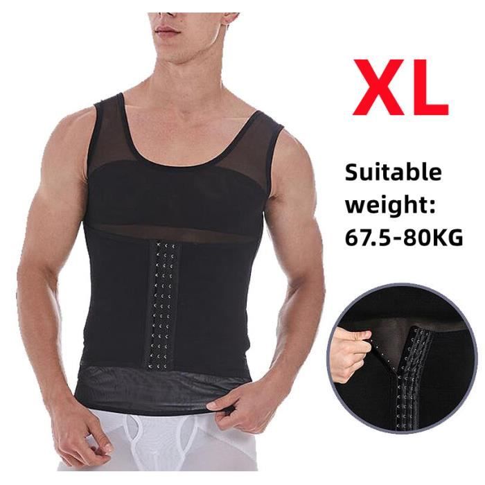 BODYSUNER Survêtement de sudation pour homme - Gilet de compression à manches courtes pour homme BODYSUNER Survêtement de sudation pour homme - Gilet de compression à manches courtes pour homme