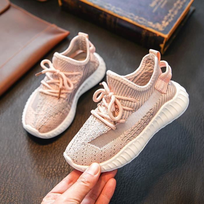 Yeeteepot Baskets Enfant Chaussures De Course Garçon Fille - Sneakers Respirantes Légères Mode Décontractée Pour Running, Sport Et Quotidien