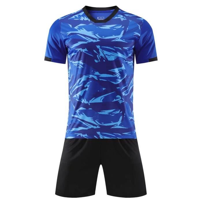 Set Maillot De Foot Personnalisable (haut + Short + Chaussettes) - Taille Adulte Et Enfant, Nom Et Numéro Imprimés