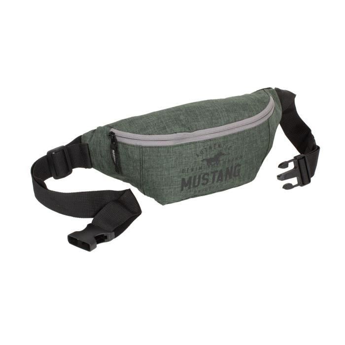 MUSTANG Austin Waistbag Green [171360] - sac banane banane Noir ...