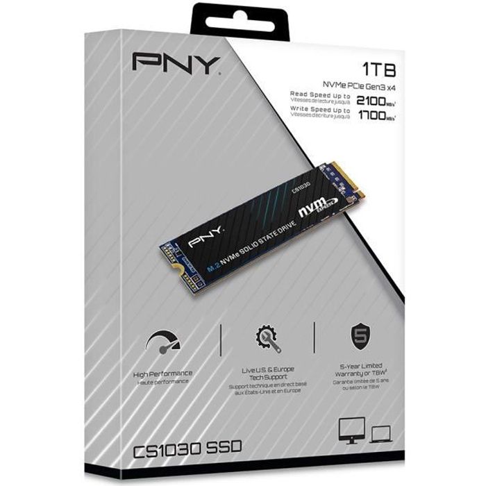 Ce SSD 1 To de la marque PNY est à son prix le plus bas sur