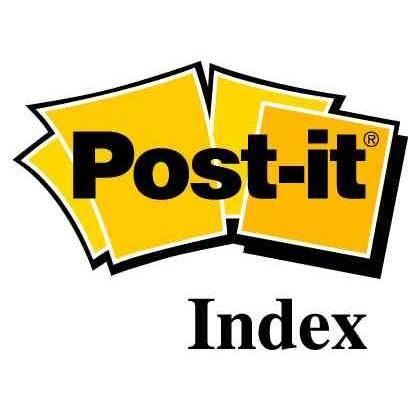 2 x 3M Post-it Index, rouge, éfillé, pack avanta