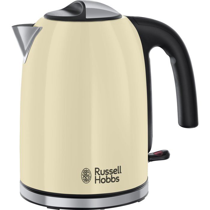 Russell Hobbs Bouilloire Electrique [Economie d'Energie] Colours Plus Crème Ebullition rapide Ecoulement parfait Niveau d'Eau Visible Filtre Anticalcaire lavable 20415 70 - vue 2