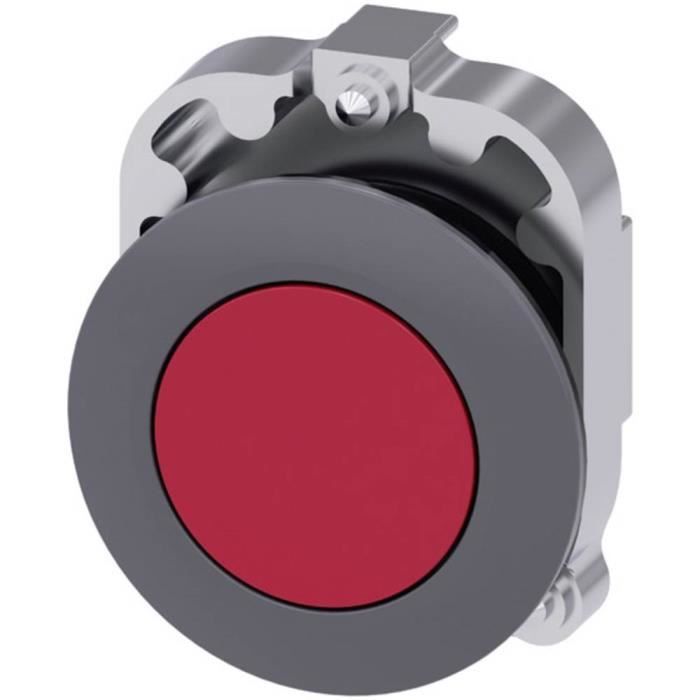 Bouton-poussoir Siemens Sirius 22 Mm - Vert - Momentané - Plat - 3SU10000AB400AA0