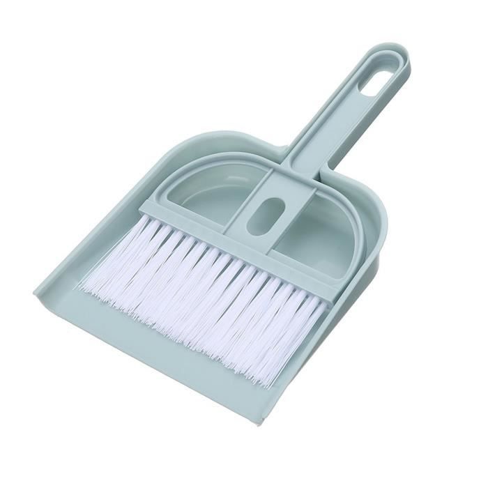 Mini Pelle Et Balayette Jscarlife 2 En 1 - Petit Balai à Main Bleu Pratique