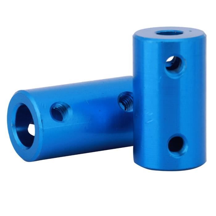 2 Accouplements à Bride M4 Fer électrolytique - Pour Arbre 12mm Ou 18mm