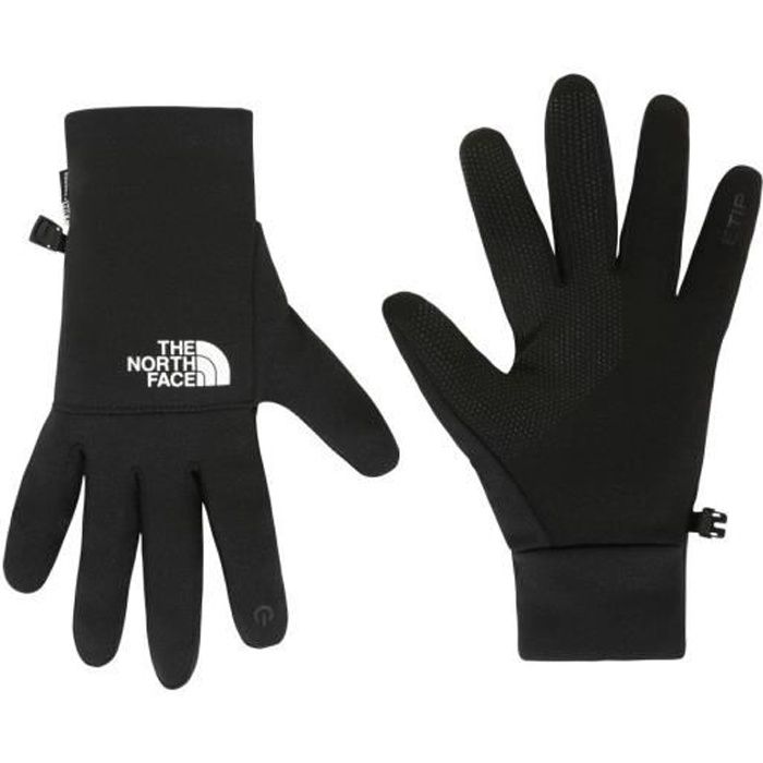 Gants The North Face Etip Recycled Glove noir et blanc