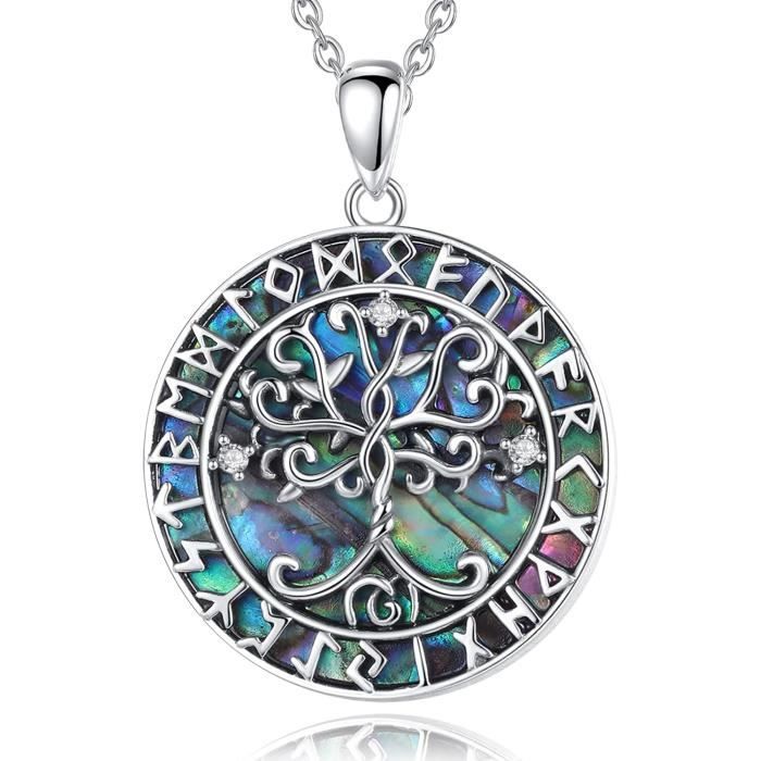 Pendentif Arbre De Vie Yggdrasil Kiss Of Leather - Bronze Viking Et Celtique - Symbole Nordique