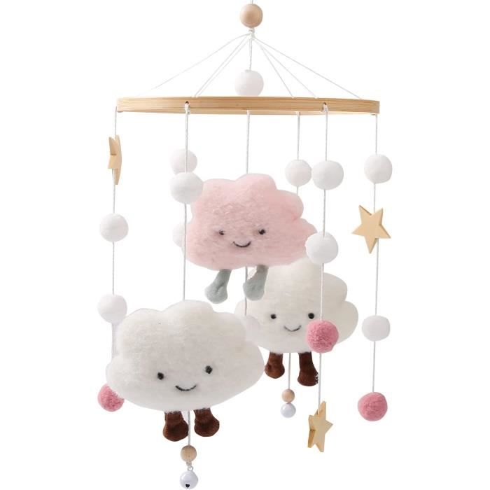 Mobile Bébé Sarah Duke - Carillon Avec Animaux Marins En Feutre, 22.5x50 Cm, Décoration Lit Bébé - 8
